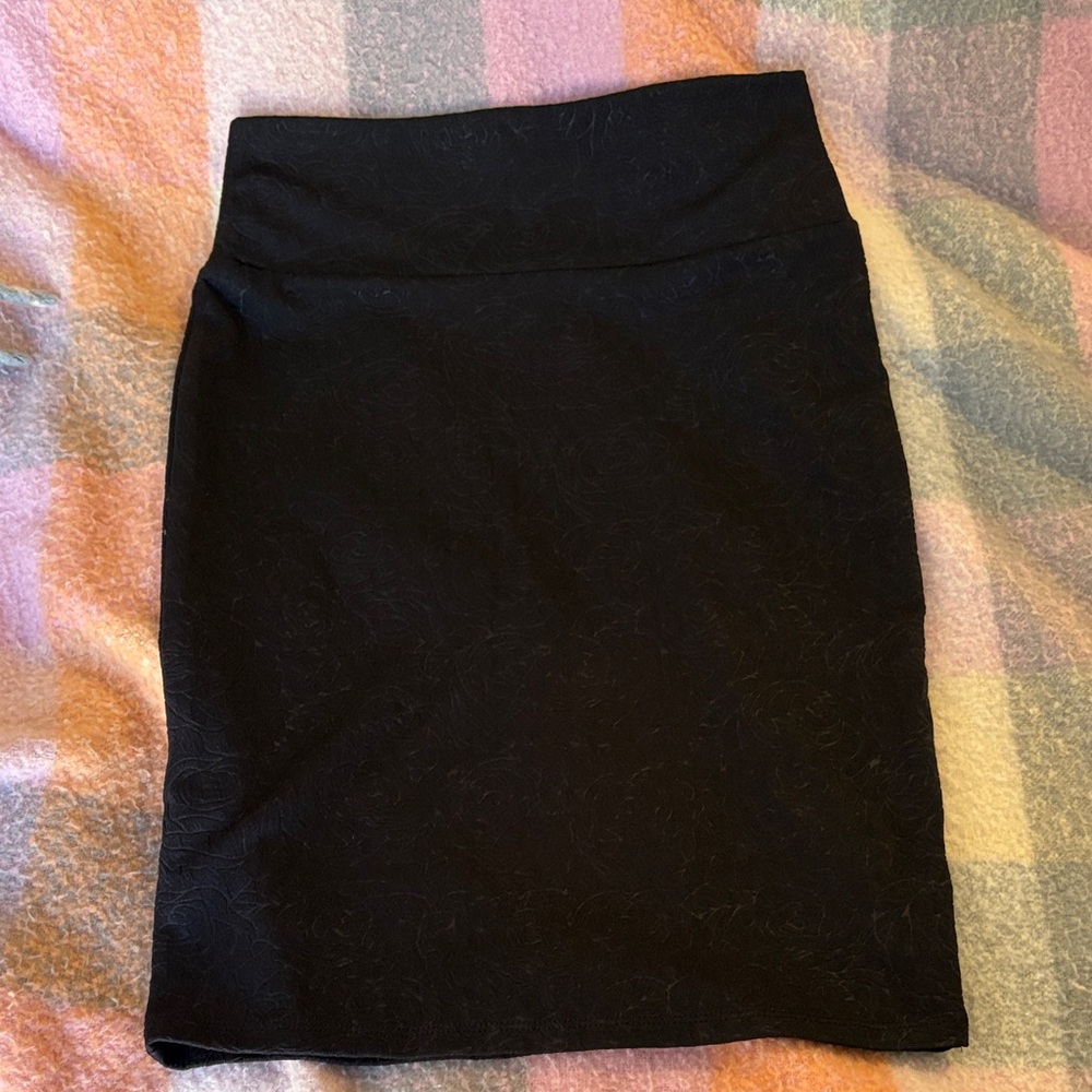 LuLaRoe Elegant Black Pencil Skirt